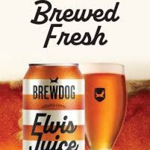 KIT 4 UN CERVEJA BREWDOG ELVIS JUICE LT 330 ML