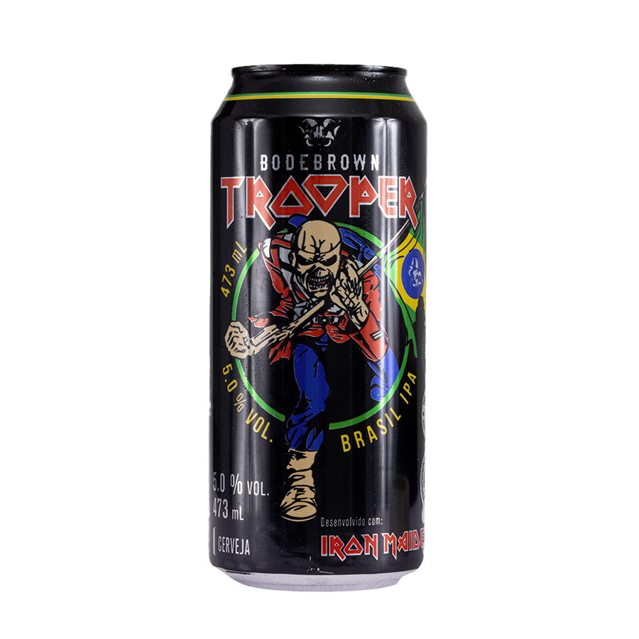 Cerveja Artesanal Iron Maiden Trooper Lata 473ml