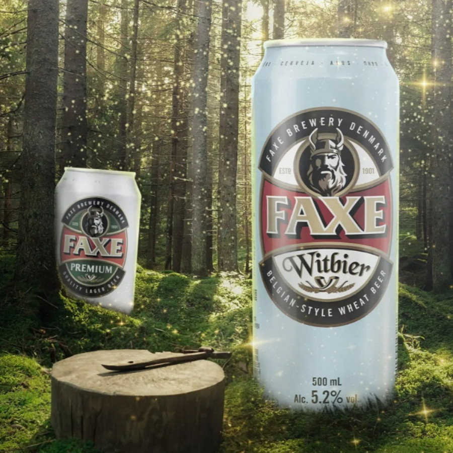 Cerveja Faxe Premium -  American Lager - 5% ABV