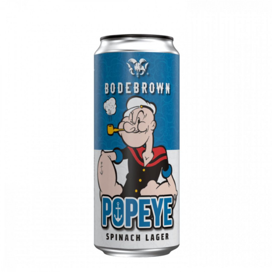 Cerveja Brasileira Bodebrown Popeye German Lager Lata 473ml