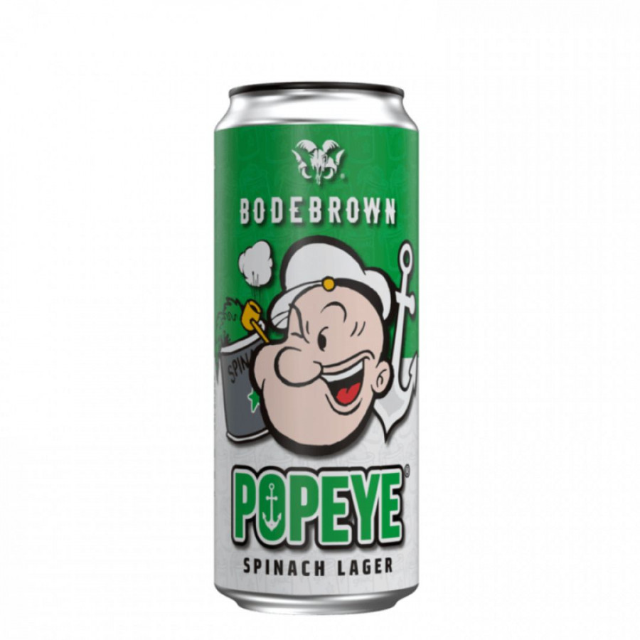 Cerveja Brasileira Bodebrown Popeye German Lager Lata 473ml